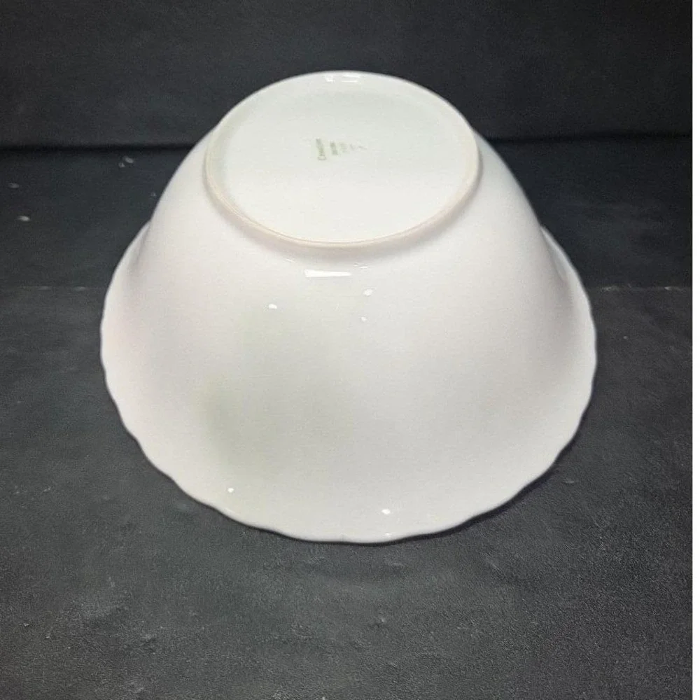 Creative Fine China Regency Rose Oval Serving Bowl, Vintage Porcelain Serveware